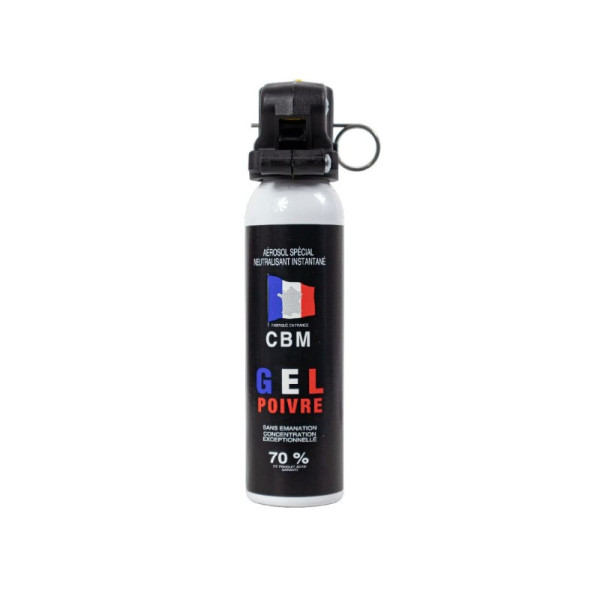 Bombe Gel au poivre CBM 100 Ml - 121 - Solutions-Défense.fr