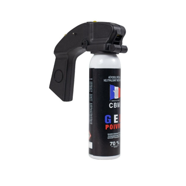 Bombe Gel au poivre CBM 100 Ml - 122 - Solutions-Défense.fr
