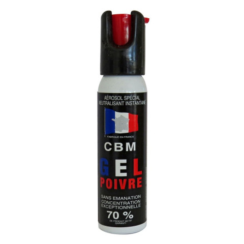 Bombe Red Pepper CBM Capot 1/4 De Tour 25Ml - 51 - Solutions-Défense.fr