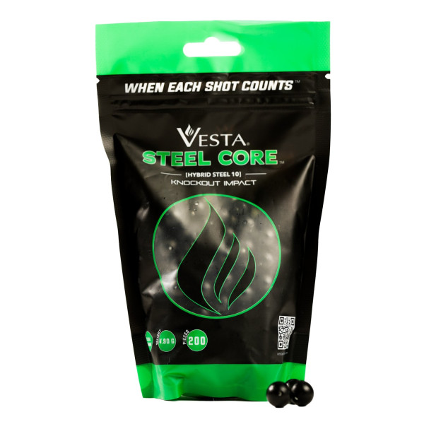Billes Vesta Steel Core cal.50 – lot de 200, impact renforcé