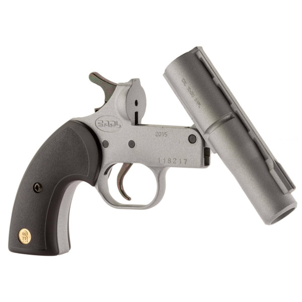 Pistolet Gomm-Cogne SAPL GC27 finition argent, sans permis