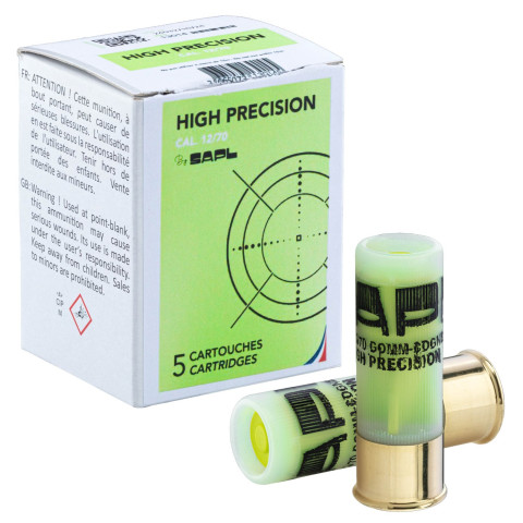 Cartouches SAPL MLD 12/70 Green, munitions non létales calibre 12