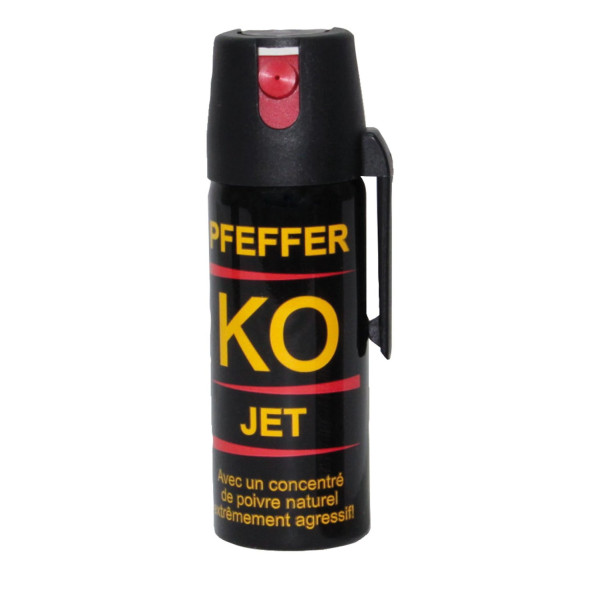 Gel poivre KO Jet Pfeffer, bombe défense jet concentré