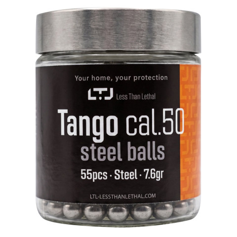 Billes LTL Tango Acier Cal. 50 – 7,6 g – Lot de 55