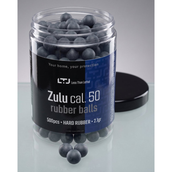 Billes caoutchouc LTL Zulu 1,8 g – Lot de 500 unités