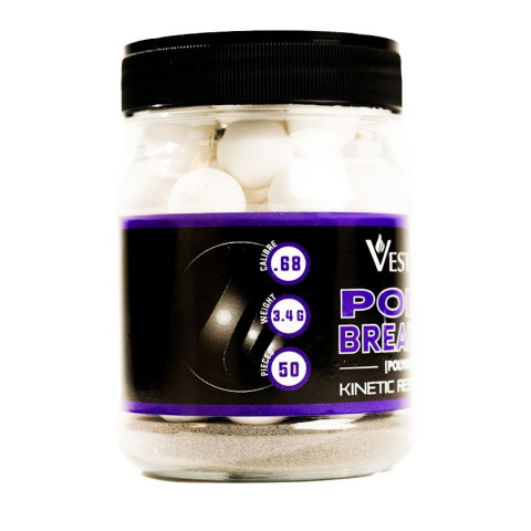 Billes VESTA Polybreaker cal.68 x50 – fragmentation à l'impact