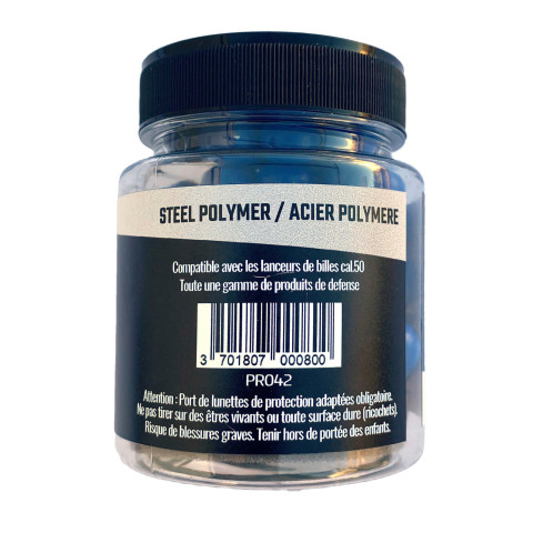 Billes en acier Praga Technology Steel Defense C50 — lot de 50
