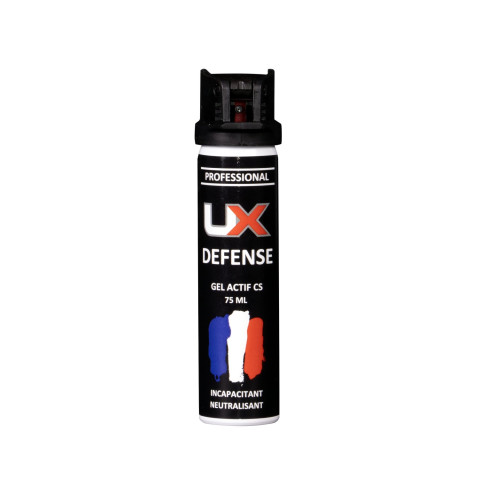 Bombe de défense gel CS UX 75 ml à capot clapet