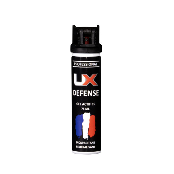 Bombe de défense gel CS UX 75 ml à capot clapet