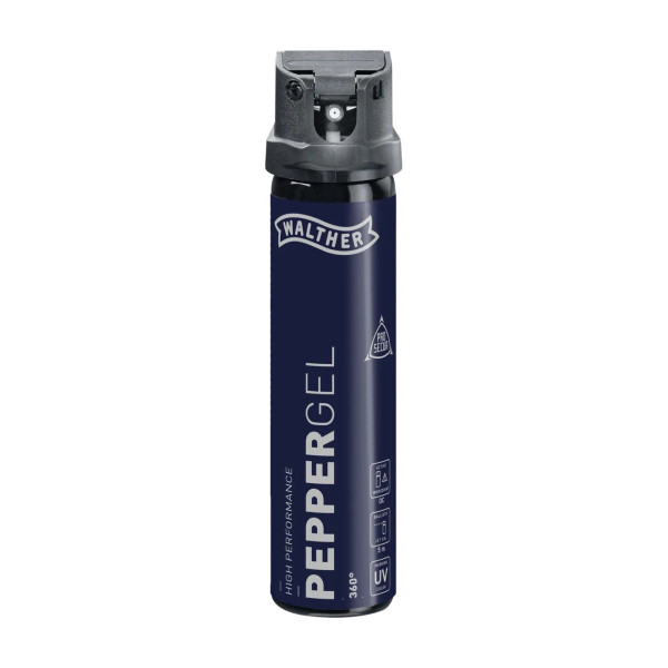 Bombe gel poivre 360° Walther ProSecur jet ballistic 10% OC 85 ml