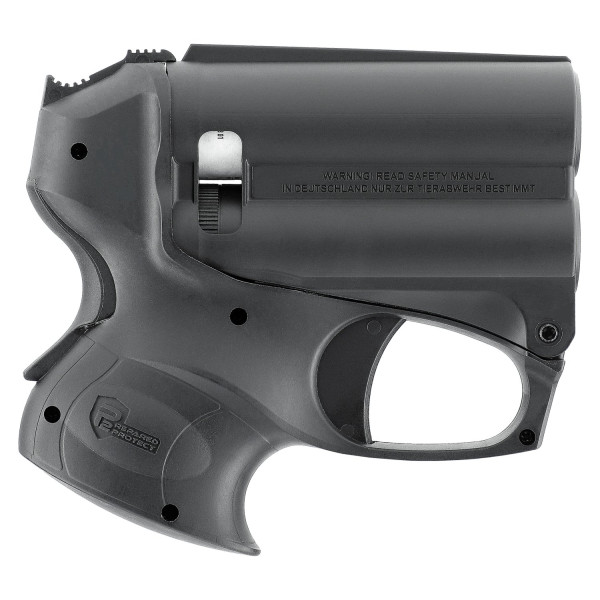Kit pistolet PGS II Black Prepared 2 Protect avec lampe 200 lumens et bombe au poivre 11 ml