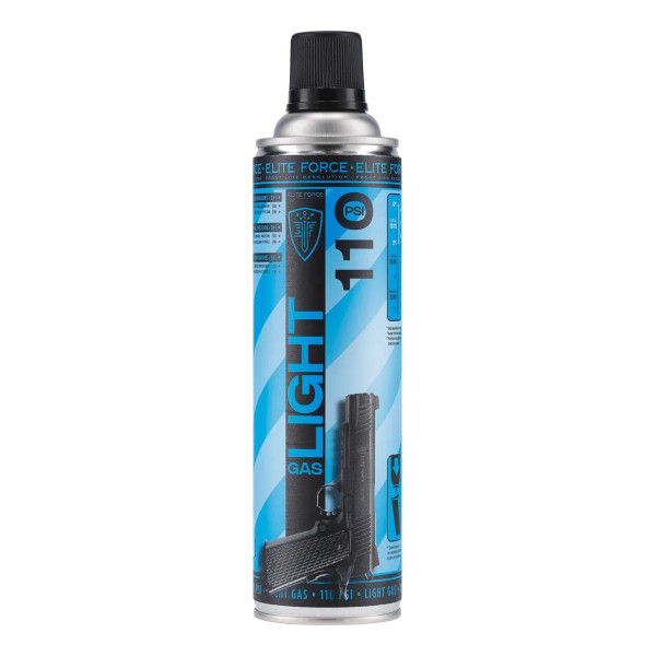 Bombe de gaz airsoft Elite Force Light Gas 450 ml 110 PSI