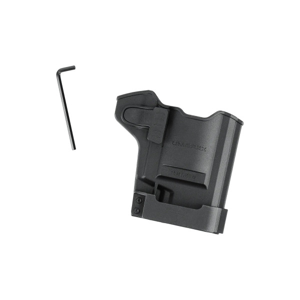 Holster paddle polymer T4E TR68 avec rétention bouton et emplacement barillet