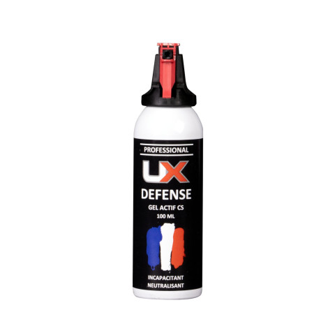 Bombe lacrymogène gel CS UX Pro Accusol 100 ml
