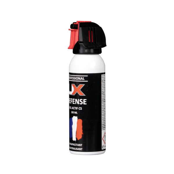 Bombe lacrymogène gel CS UX Pro Accusol 100 ml