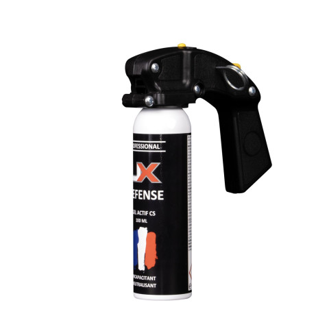 Bombe lacrymogène gel CS UX Pro 100 ml poignée standard