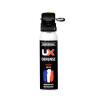Bombe lacrymogène gel poivre UX Pro 100 ml poignée standard