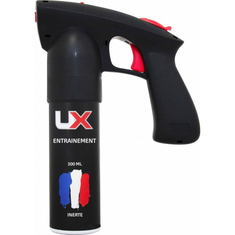 Bombe lacrymogène d'entraînement UX CBM 300ml poignée ProDesign