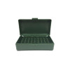 Boîte de rangement 50 munitions calibre 9mm verte Megaline