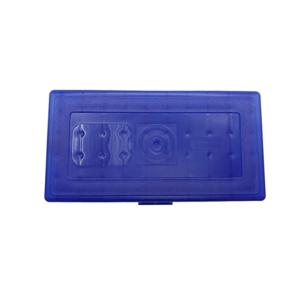 Boîte de rangement munitions Megaline calibre 45 ACP 50 cartouches bleue