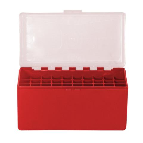 Boîte de rangement 50 munitions cal 30-06 couvercle transparent Megaline