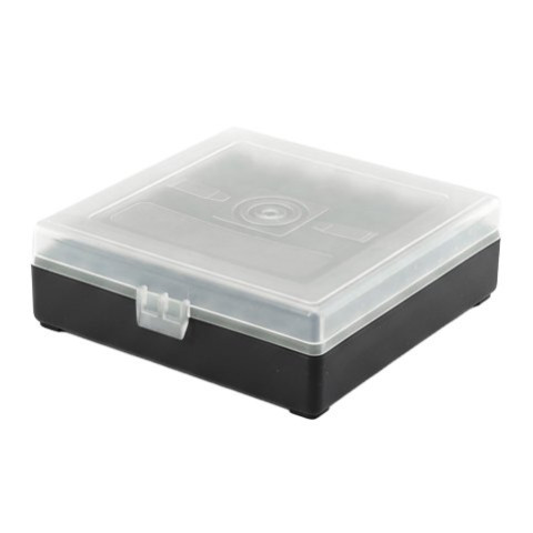 Boîte de rangement munitions Megaline 100 cartouches calibre 22LR et 25 ACP couvercle transparent