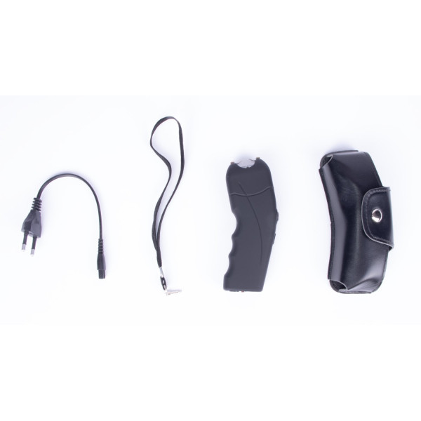Shocker électrique Ux Power Shock 5 500 000 V avec lampe et dragonne coupe-circuit