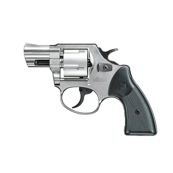 Révolver à blanc Rohm RG 59 calibre 9 mm aluminium chromé