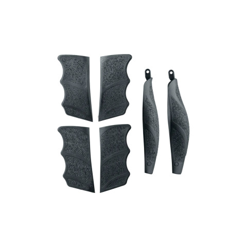 Kit dos de poignée et plaquettes de crosse tailles S et L pour SFP9 T4E Heckler & Koch