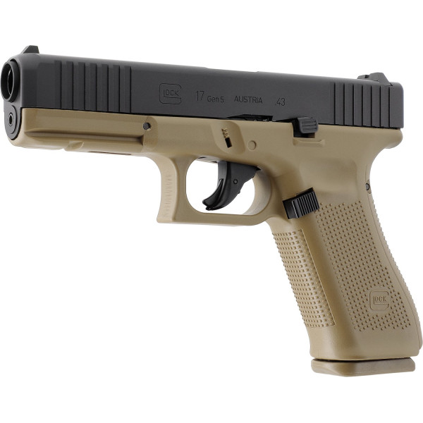 Pistolet paintball Glock 17 Gen5 calibre 43 T4E couleur Coyote French Army