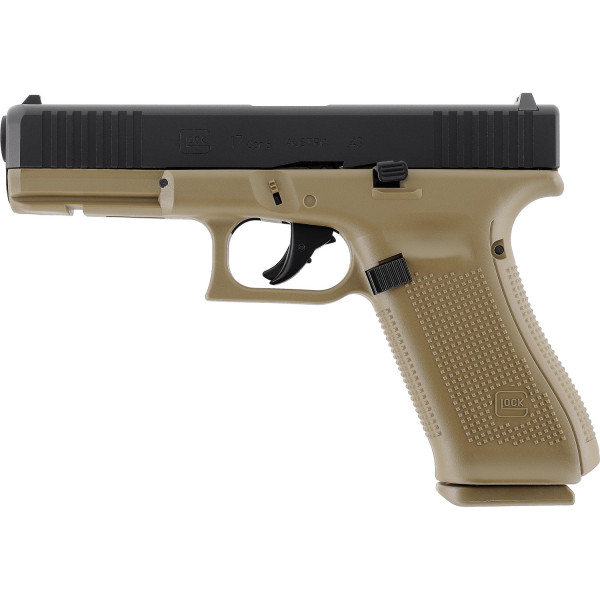 Pistolet paintball Glock 17 Gen5 calibre 43 T4E couleur Coyote French Army