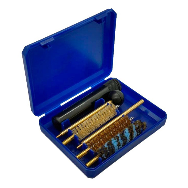 Kit de nettoyage calibre 22 pour arme de poing Megaline laiton bleu