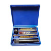 Kit de nettoyage calibre 22 pour arme de poing Megaline laiton bleu
