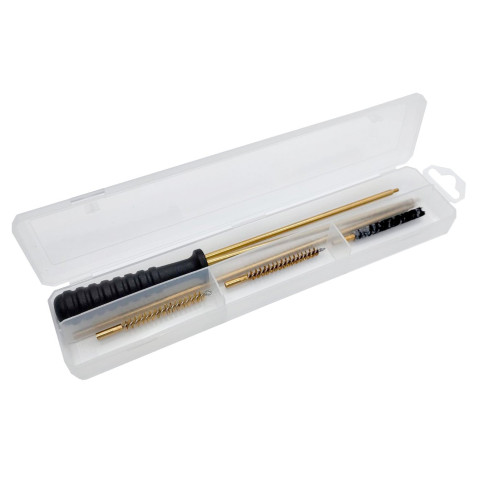 Kit de nettoyage calibre 22 Megaline boîtier transparent avec carabine laiton