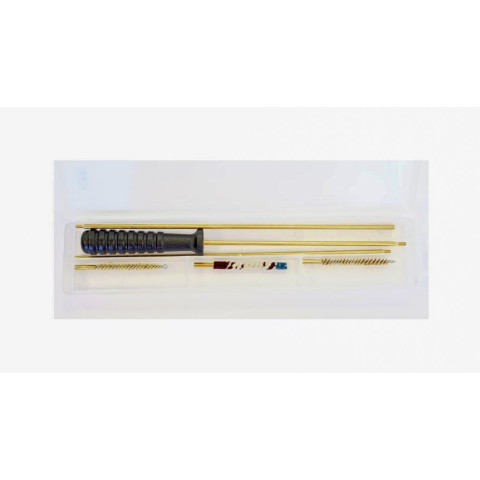 Kit de nettoyage calibre 22 Megaline boîtier transparent avec carabine laiton