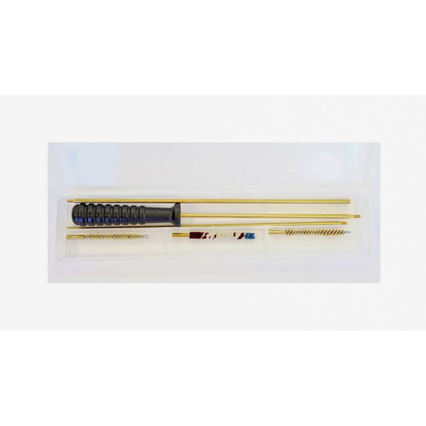 Kit de nettoyage calibre 22 Megaline boîtier transparent avec carabine laiton