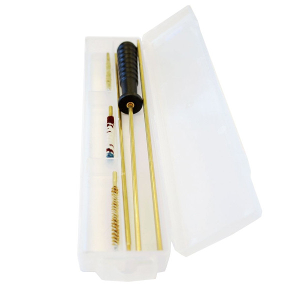 Kit de nettoyage calibre 22 Megaline boîtier transparent avec carabine laiton