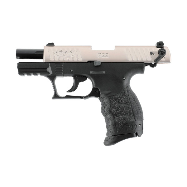 Pistolet d'alarme Walther P22Q calibre 9 mm PAK nickelé