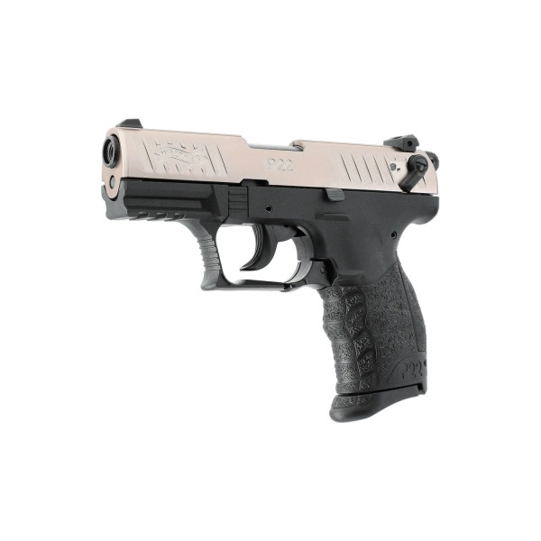 Pistolet d'alarme Walther P22Q calibre 9 mm PAK nickelé