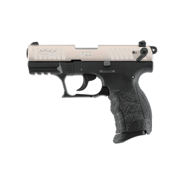 Pistolet d'alarme Walther P22Q calibre 9 mm PAK nickelé