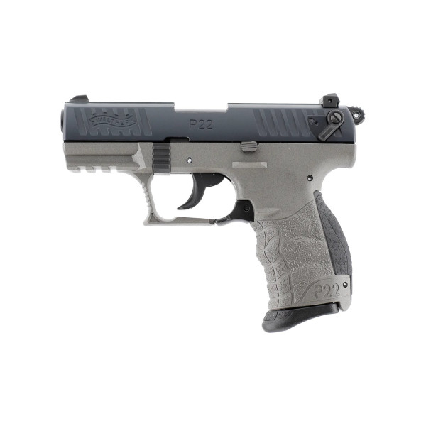 Pistolet à blanc Walther P22Q cal. 9 mm PAK coloris Meteor Gray