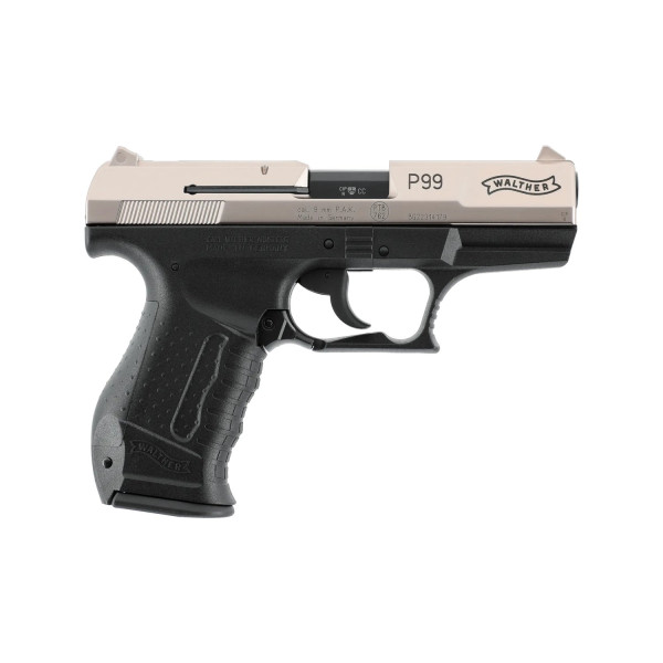 Pistolet à blanc Walther P99 calibre 9 mm PAK bicolore