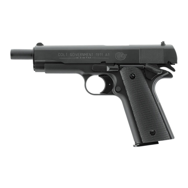 Pistolet à blanc Colt Government 1911 A1 calibre 9mm PAK noir