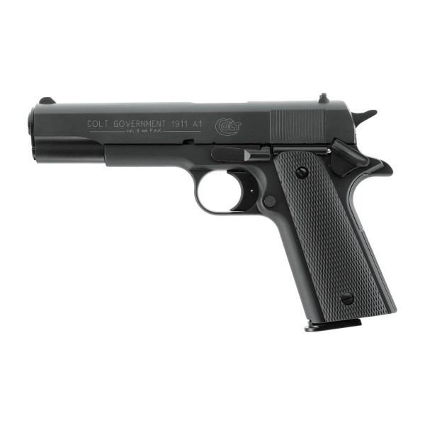 Pistolet à blanc Colt Government 1911 A1 calibre 9mm PAK noir