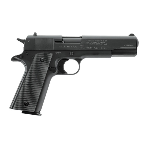 Pistolet à blanc Colt Government 1911 A1 calibre 9mm PAK noir